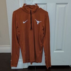 Nike Burnt Orange Quarter-Zip Pullover
